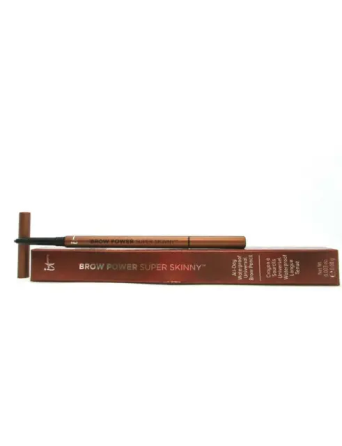 it Brow Power Super Skinny Universal Auburn Pencil Impermeable Nuevo en caja