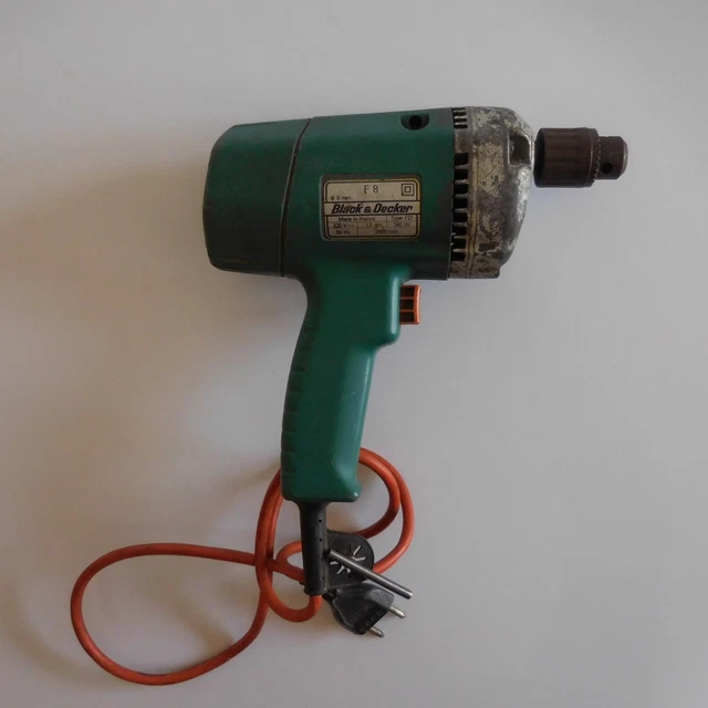 Perceuse à percussion vintage BLACK & DECKER - Bricolage