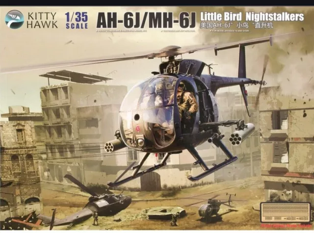 Kitty Hawk: AH-6J/MH-6J ´Little Bird Nightstalkers´ in 1:35