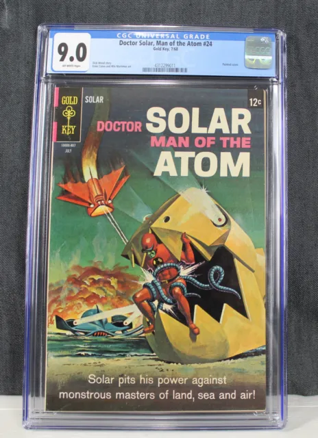 Doctor Solar, Man of the Atom #24 CGC 9.0 Gold Key Comic OW Pages 7/68 VF/NM