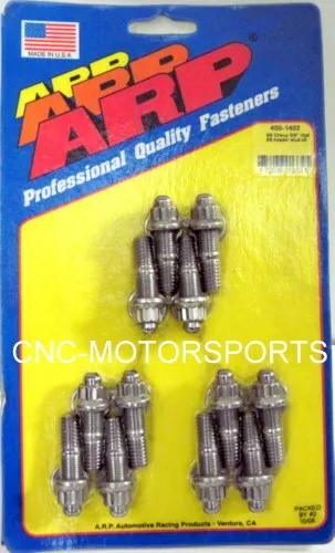Arp Header Stud Kit 400-1402 Sb Chevy 3/8 Diameter Stud 3/8 Size Qty 12