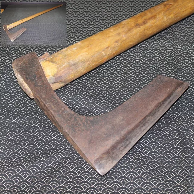 Vtg Japanisch Axe Beil 2.8kg Blacksmith Handgefertigt Tischler Tools Japan c687