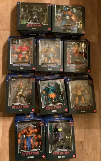 Sammlung Masters of the Universe Masterverse Revelation + New Eternia