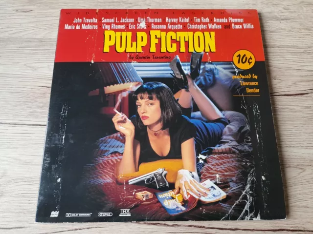 Pulp Fiction Laserdisc Ld Ntsc Film Culte Quentin Tarentino 1999 Ws