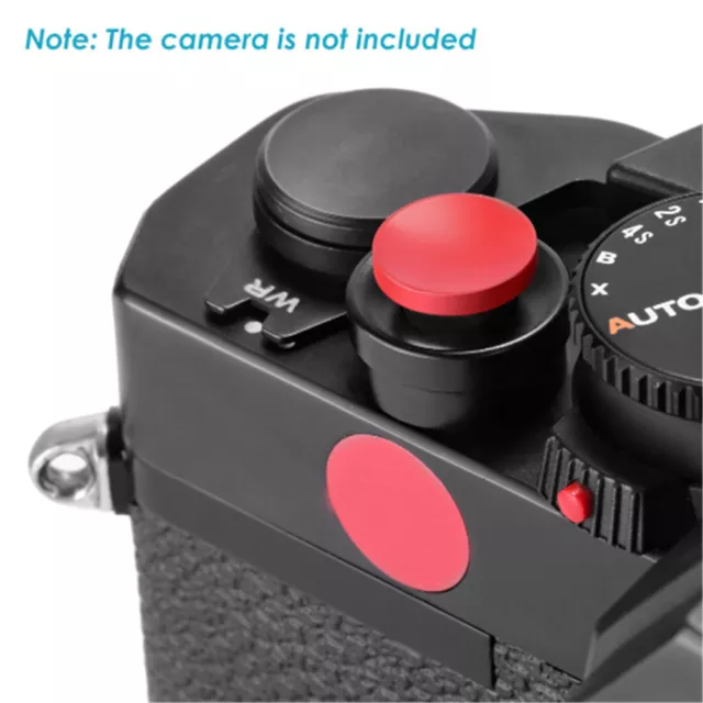 3 piezas botón de liberación del obturador cóncavo para FujifilmX100 X100S X100T X100F X30 D*H7