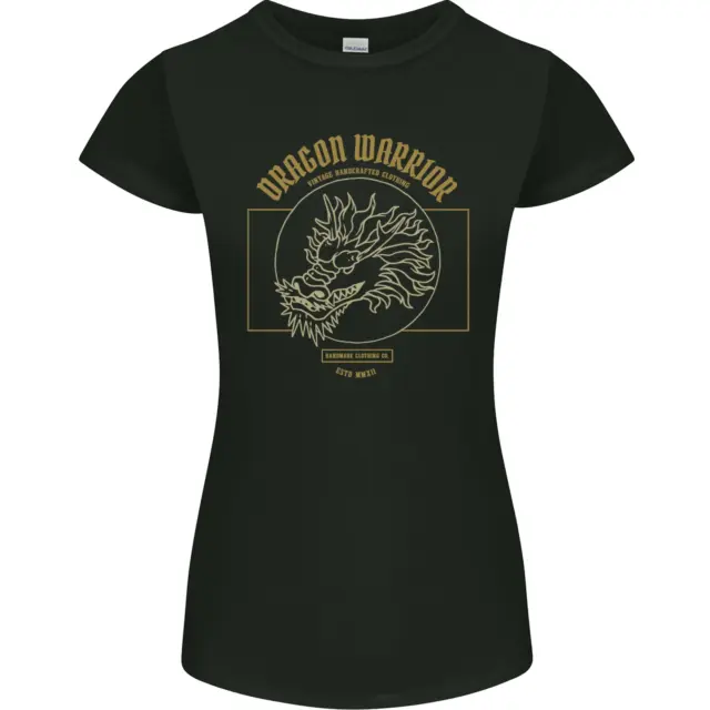 Dragon Warrior Samurai Giappone T-shirt giapponese Petite Cut