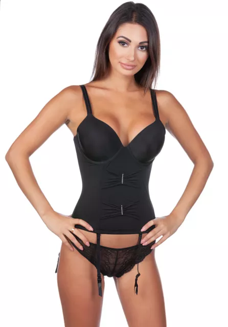 Alegro Lingerie Coupable Pleasure Armatures Moulé Contour Gorge Corset 9050A