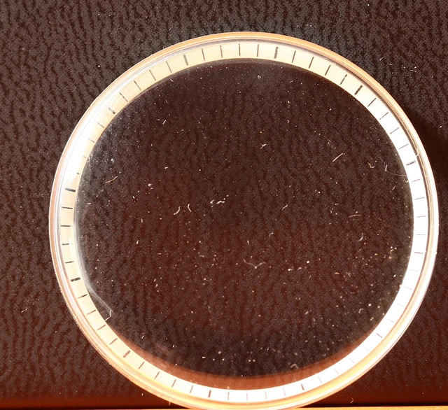 VERRE MONTRE FRETTE BAGUE CHROMEE DIAMETRE 16.9 MM