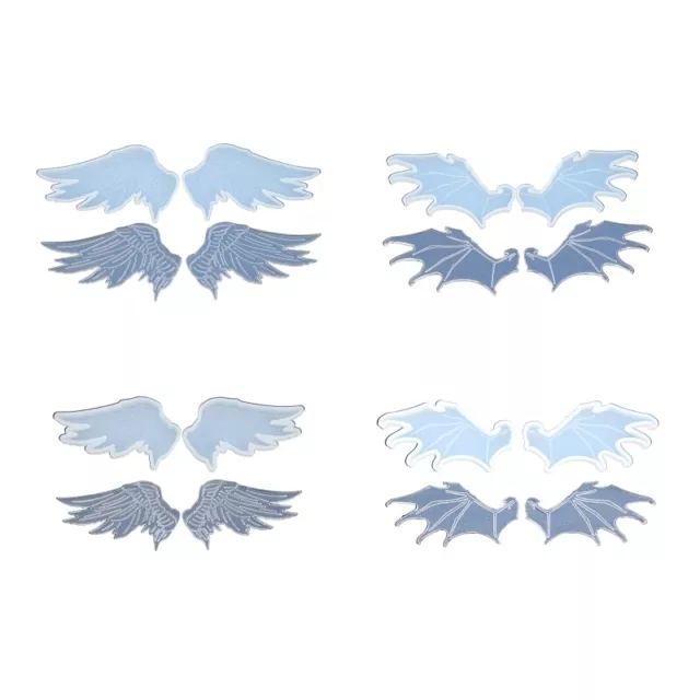 Angel Devil Wing Mold Epoxy Resin Mold Halloween Evil Wing for Pendant Making