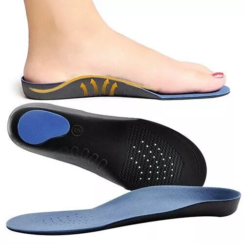 New Premium 3D High Arch Support Orthopedic Insoles Pads Flat Feet Shoes Inserts