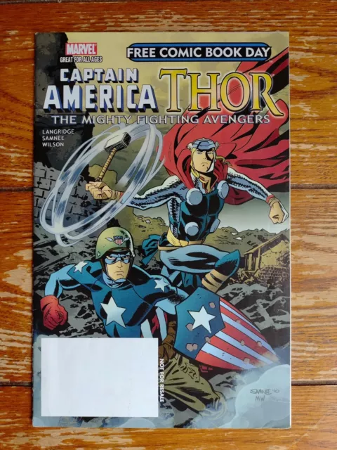 Captain America And Thor The Mighty Fighting Avengers, Free Comic Book Day 2011.