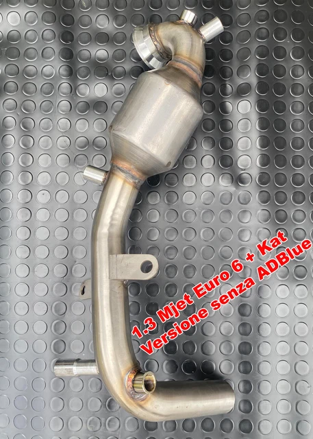 Downpipe DPF Fiat 500 500C 500L Panda 1.3 Mjet 85 95 cv Euro6 T5Bk catalizzatore Downpipe DPF Fiat 500 500C 500L Panda 1.3 Mjet 85 95 cv Euro6 T5Bk catalizzatore