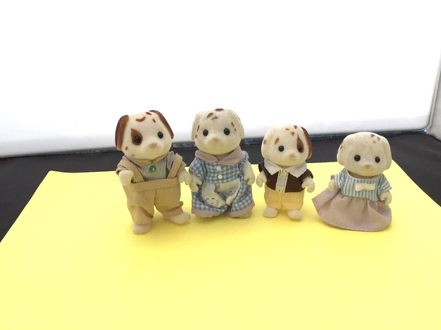 Sylvanian Families Vintage Henry-Lloyd Chocolate Dalmation Family Bundle