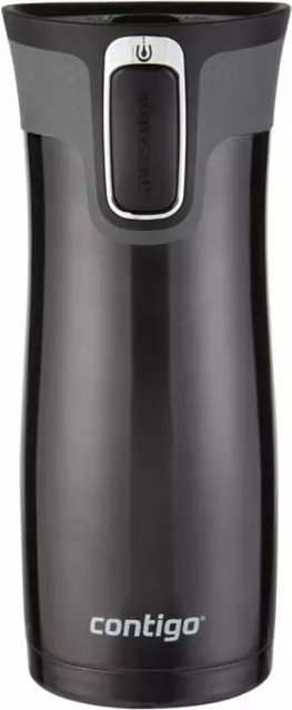 Contigo Autoseal West Loop Stainless Steel Travel Mug, 16 Oz., 16oz, Black