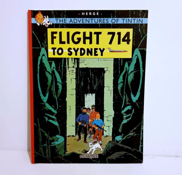 HERGE ADVENTURES OF TINTIN Flight 714 to Sydney - Egmont 2011 Graphic Novel