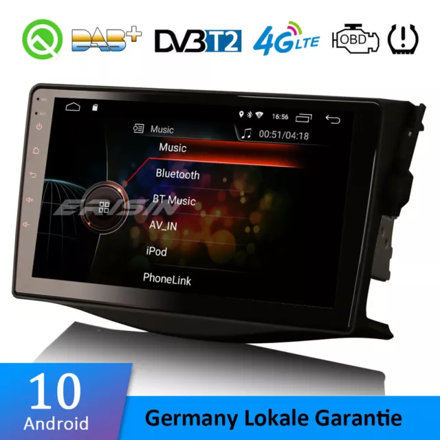 9" DSP Android 10 Autoradio GPS TOYOTA RAV4 DAB+ 4G WiFi CarPlay Bluetooth Radio