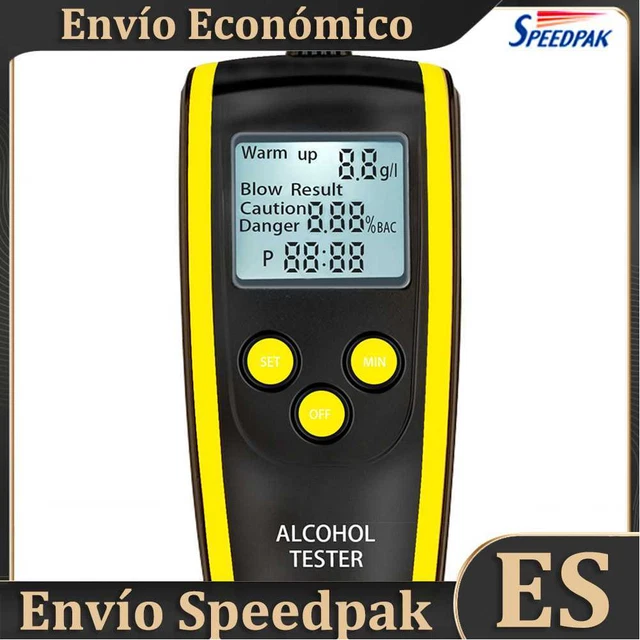 High Precision LCD Digital Display Breath Alcohol Analyzer Breathalyzer Tester e