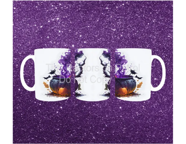 Witches Pot 11 or 15 oz coffee mug,  CHOICE, custom, Halloween, FREE Ship, gifts