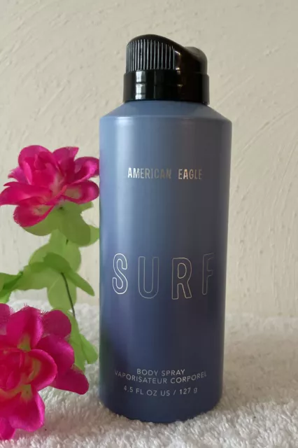 American Eagle Outfitters AEO SURF Body Spray For Him Men's Fragrance 4.5 oz 🦋