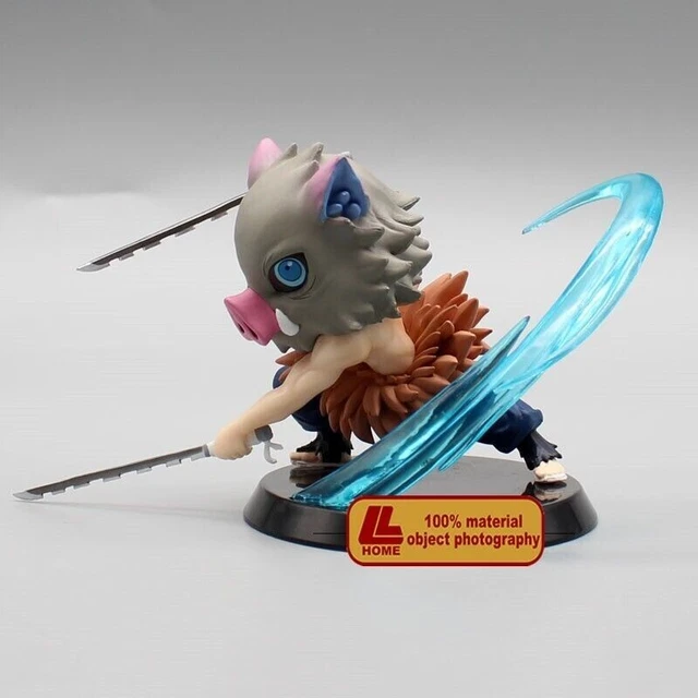 Anjinguang Figura De Anime Hashibira Inosuke – Modelo Sentado De PVC, Coleccionable Para Decoración De Hogar, Oficina O Coches
