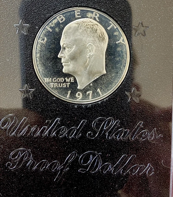 1971-S Proof - Silver 40% Eisenhower Dollar -  UNCIRCULATED 