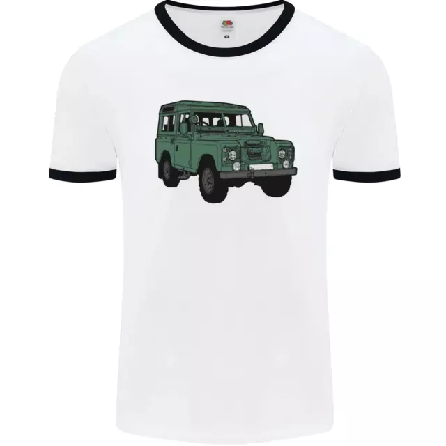 4X4 Off Road Roading 4 Wheel Drive Mens Ringer T-Shirt