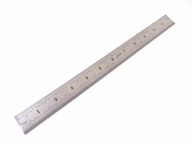 Igaging Machinist Ruler 6 150 mm Metric SAE E/M Stainless 1/32 1/64th mm,  .5mm