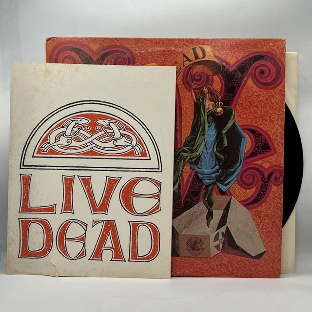 DOUBLE LP GRATEFUL Dead Live Dead 1970 US Press Green Labels EUR 55