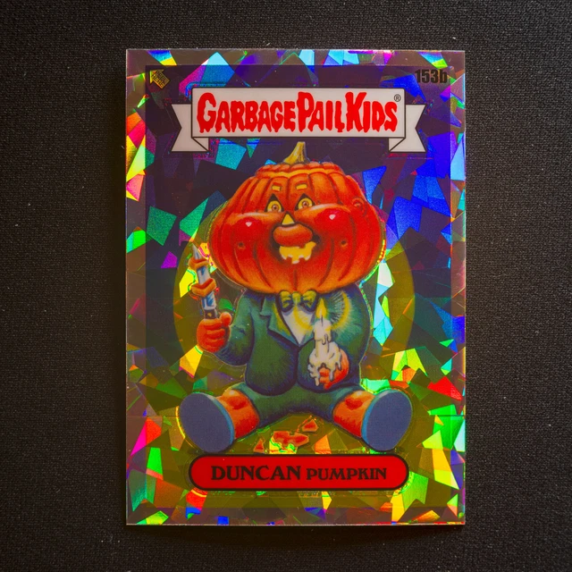 2021 Topps Garbage Pail Kids Atomic Chrome DUNCAN PUMPKIN #153b GPK Series 4