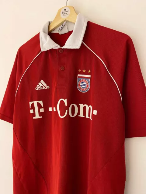 Camiseta de fútbol Bayern Munich original 2005/2006 camiseta Adidas talla XL