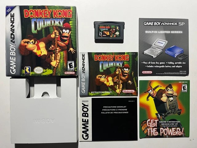 DONKEY KONG COUNTRY (Game Boy Advance) Works Authentic Complete