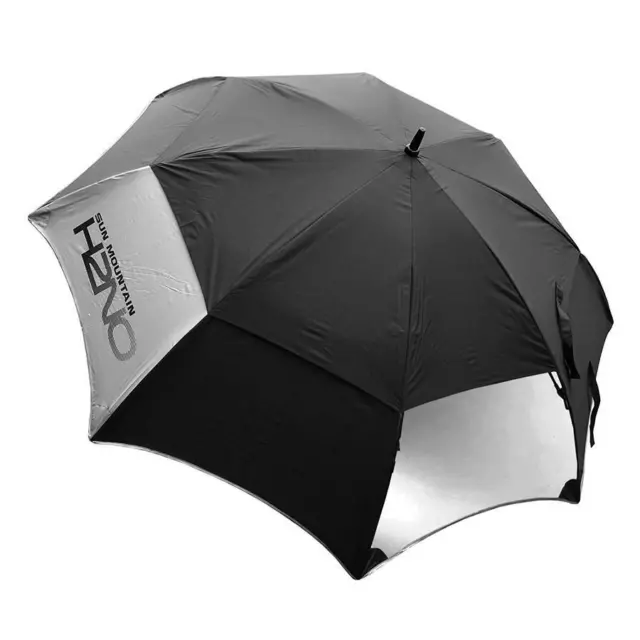 Sun Mountain Golf H2NO Vision Double Canopy Umbrella 68" (Black)