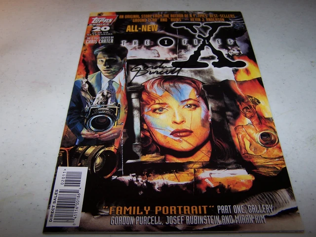 Signed Gordon Purcell The X-Files #20 Topps Comics Fox Tv Series Coming Back