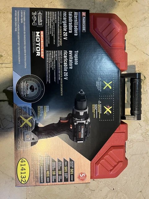 TRAPANO AVVITATORE A batteria 20V 60nm PARKSIDE PERFORMANCE PABSP 20 Li