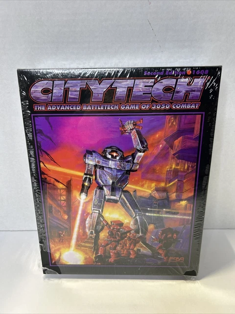 FASA BATTLETECH CORE Box Set Citytech (2nd Ed) EX Brand New Broken Seal ...