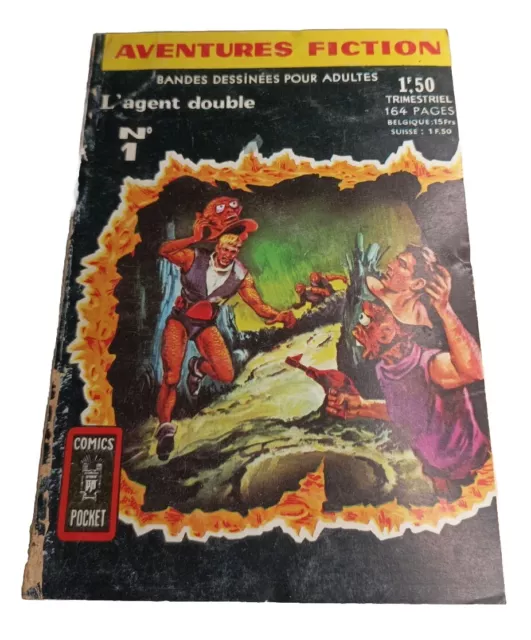 Aventures Fiction 1966 Comics Pocket Artima N 1 L'agent Double