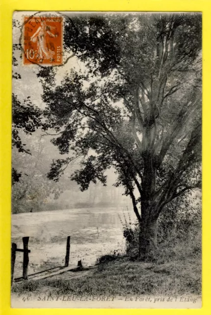 CPA 95 - SAINT LEU La FORÊT pris de l'Etang à Robert VIGNERON de BLEMEREY