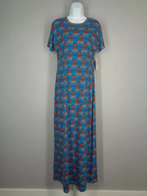 Lularoe Maria Long Maxi Dress Size XS Americana USA New