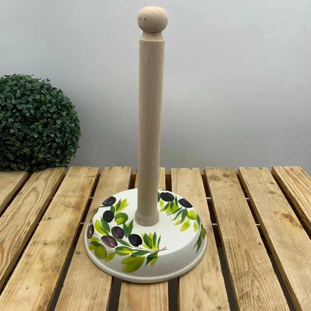 Bassano Cerámica Soporte Papel de Cocina 31CM Oliva Motivo de Italia