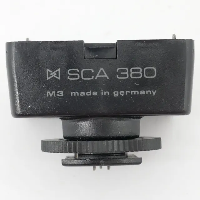 Metz SCA380 M23 Blitzschuh / Fuss für analoge Contax Kameras gebraucht SCA 380
