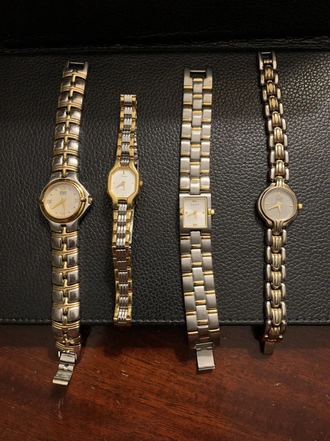 Lot Women’s Designer Watches Movado ESQ Bulova Citizen Pulsar Great Condition
