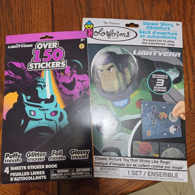 Sticker Story Adventure COLORFORMS DISNEY'S LIGHTYEAR Movie Sticker Story Adventure Book Bonus ...