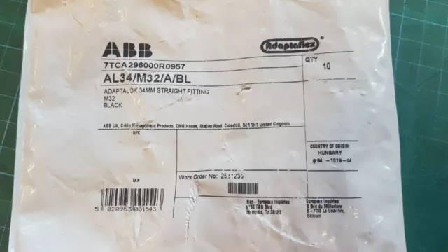 10x ADAPFLEX M32 Verschraubungen - AL34/M32/A/BL 3