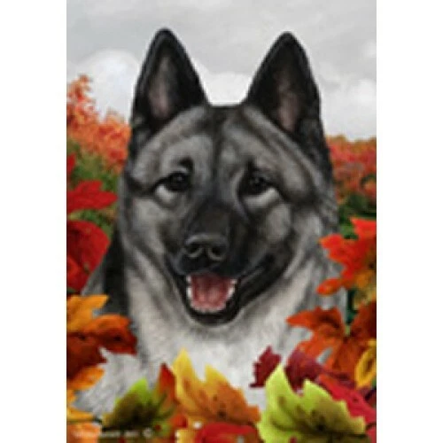 Fall Garden Flag (TB) - Norwegian Elkhound 134031