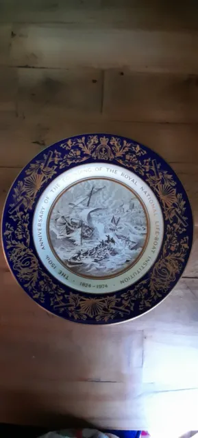 Royal Worcester C51 Collectors Plate Ltd Edition 113/500. RNLI 150th Anniversary