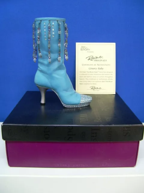 Just The Right Shoe  Groovy Baby'  Boxed With Coa   Excellent Condition