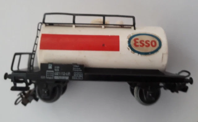 Lot De 2 Wagons Marchandises Publicitaires ESSO Et SMCF - Modélisme Ferroviaire