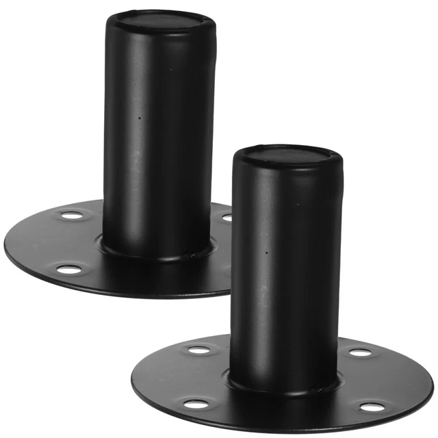 2 Pcs Supports De Sol Pour Haut-parleurs Base Réglable Cadre