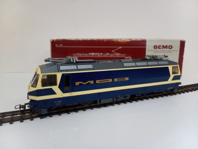 箱付き　BEMO HOe HOm 1/87 rhb a 3252 123 BEMO 'HOE/HOM' GAUGE RAKE OF 3 ASSORTED RHB PASSENGER