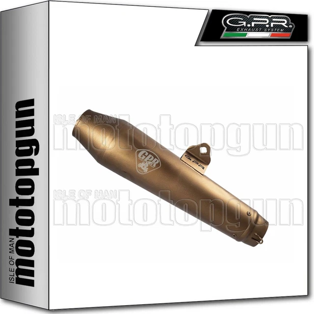 GPR EXHAUST HOMOLOGATED Ultracone Bronze Cafe Racer Bmw R 90 Gs 1984 84 ...
